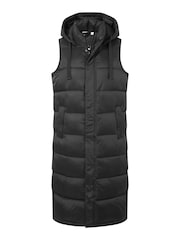 Tog 24 Black Newall Long Padded Gilet - Image 9 of 9