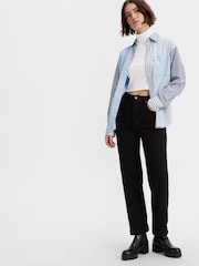 Levi's® Black Sprout Ribcage Straight Ankle Jeans - Image 1 of 8