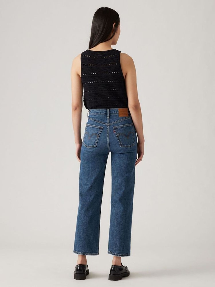 Levi's® My Honor Ribcage 100% Cotton Straight Ankle Jeans - Image 2 of 6