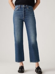 Levi's® My Honor Ribcage 100% Cotton Straight Ankle Jeans - Image 4 of 6