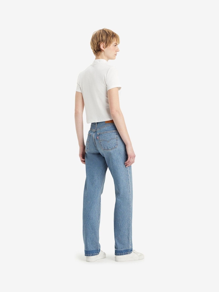 Levi's® Light Blue Denim 501® 90's Jeans - Image 2 of 5 Levi's® Light Blue Denim 501® 90's Jeans - Image 2 of 5