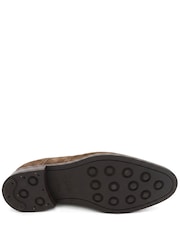 Ante marrón - Corte ancho - Jones Bootmaker Longwood Wide Fit Leather Brogues - Imagen 6 de 6