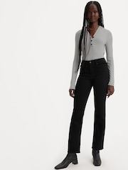 Levi's® Soft Black 314™ Shaping Straight Jeans - Image 1 of 12