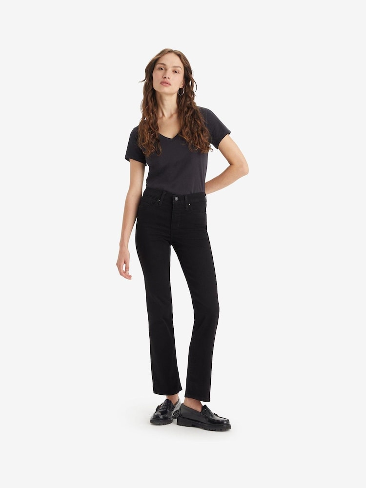 Zacht zwart - Levi's® - 314™ - Vormgevende rechte jeans - Image 3 of 12