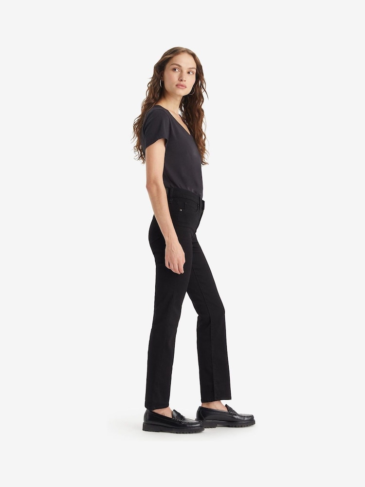Zacht zwart - Levi's® - 314™ - Vormgevende rechte jeans - Image 5 of 12