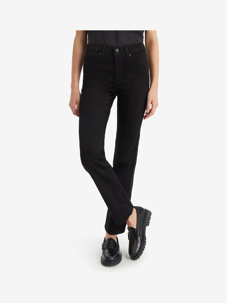 Zacht zwart - Levi's® - 314™ - Vormgevende rechte jeans - Image 8 of 12