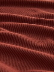 Red Long Sleeve Ribbed Roll Neck Top - Image 6 of 6