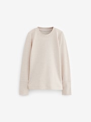 Oatmeal Thermal Long Sleeve Tops 2 Pack (2-16yrs) - Image 3 of 4