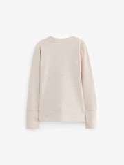 Oatmeal Thermal Long Sleeve Tops 2 Pack (2-16yrs) - Image 4 of 4