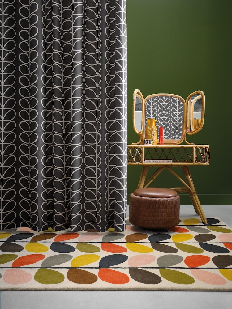 Orla Kiely Cream Classic Multi Stem Rug - Image 1 of 4