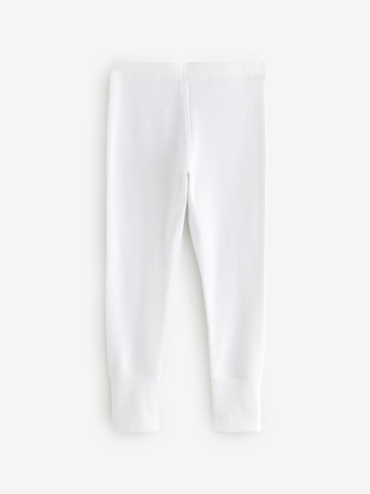 Avoine/blanc - Paquet de jambières thermiques 2 (2-16ans) - Image 3 of 6