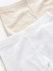Oatmeal/White Thermal Leggings 2 Pack (2-16yrs) - Image 6 of 6