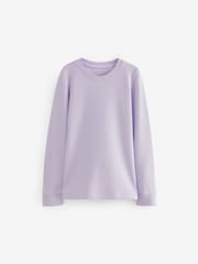Lilac Purple Thermal Long Sleeve Tops 2 Pack (2-16yrs) - Image 2 of 6