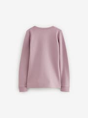 Lilac Purple Thermal Long Sleeve Tops 2 Pack (2-16yrs) - Image 4 of 6