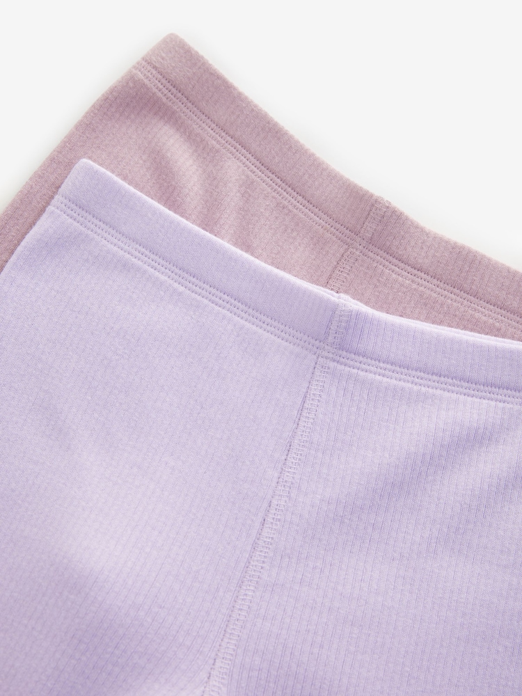Lilac Purple Purple Thermal Leggings 2 Pack (2-16yrs) - Image 5 of 6