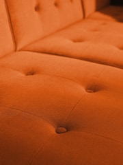 MADE.COM Cinnamon Velvet Rosslyn Right Hand Facing Sofa Bed - Image 4 of 5
