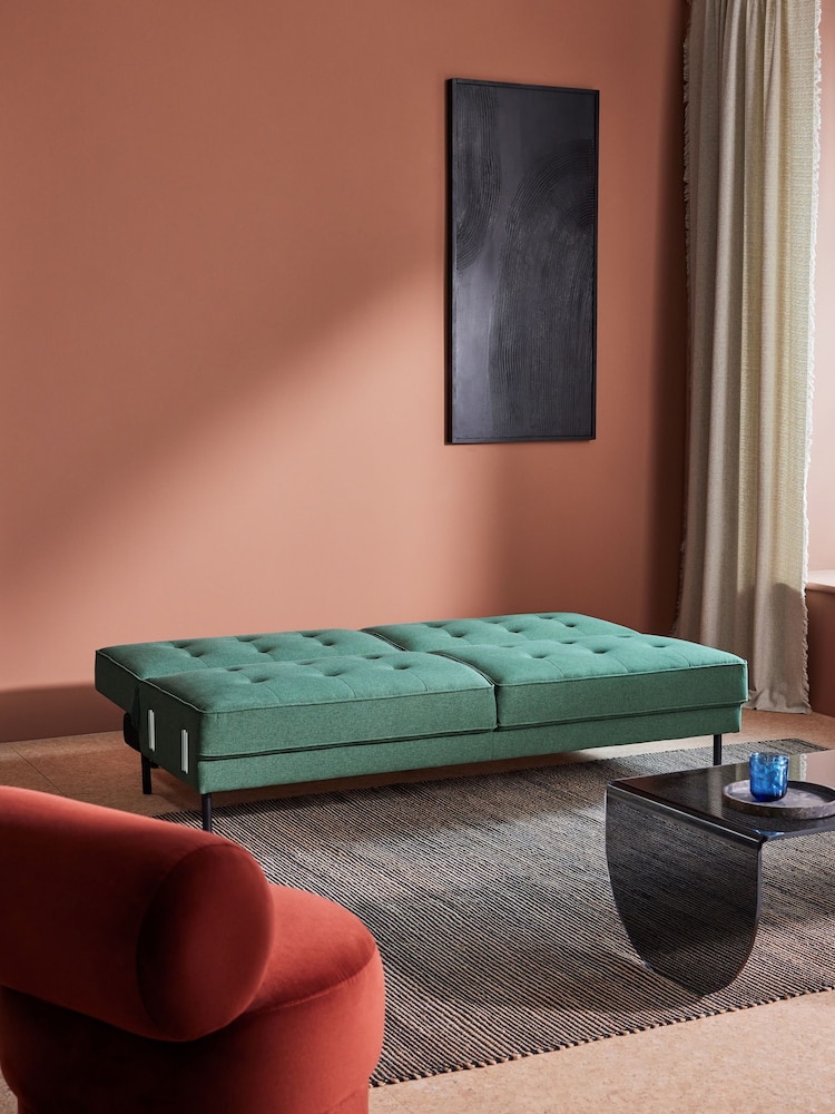 MADE.COM Woodland Green Rosslyn Sofa Bed - Image 2 of 6