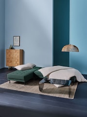 MADE.COM Woodland Green Rosslyn Left Hand Facing Sofa Bed - Image 2 of 6