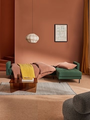MADE.COM Woodland Green Rosslyn Right Hand Facing Sofa Bed - Image 2 of 5