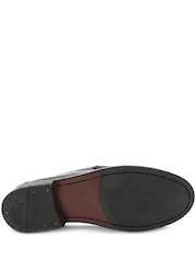 Jones Bootmaker Black Romsey Leather Penny Loafers - Image 6 of 6
