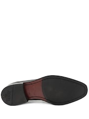Jones Bootmaker Black Wide Fit Leather Penny Loafers - Image 6 of 6
