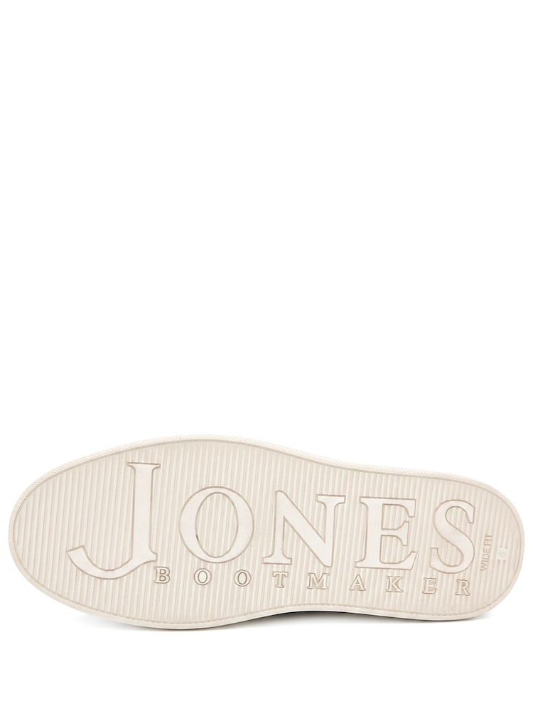 Noir - Coupe large - Jones Bootmaker Mens Simon Leather Trainers - Image 6 de 6 Noir - Coupe large - Jones Bootmaker Mens Simon Leather Trainers - Image 6 de 6