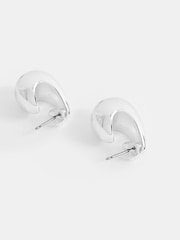 Mint Velvet Silver Tone Drop Earrings - Image 2 of 4