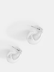 Mint Velvet Silver Tone Drop Earrings - Image 3 of 4