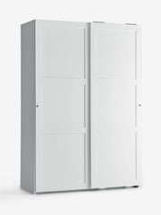 Chalk White Malvern 1.5m Sliding Semi-Fitted Wardrobe - Image 12 of 14