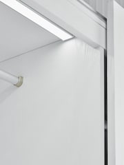 Chalk White Malvern 1.5m Sliding Semi-Fitted Wardrobe - Image 13 of 14