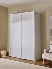 Chalk White Malvern 1.5m Sliding Semi-Fitted Wardrobe - Image 3 of 14