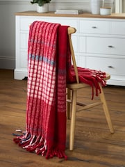 Red Super Soft Ludlow Throw - Image 3 of 4