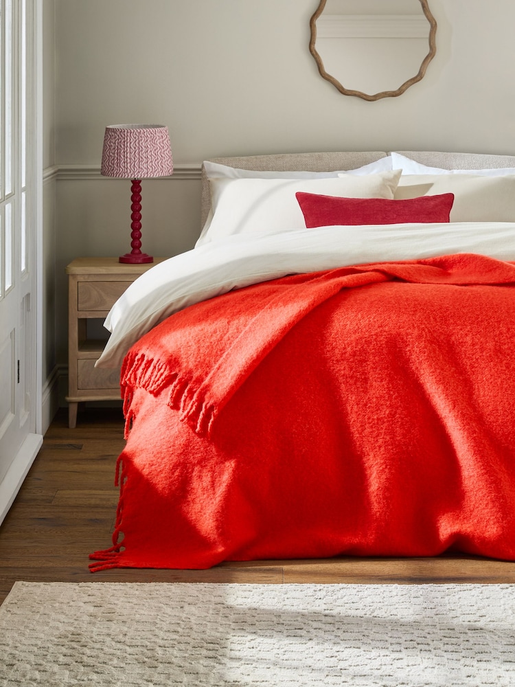 Red Beckett Throw - Image 1 of 4