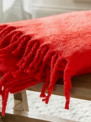 Red Beckett Throw - Image 3 of 4