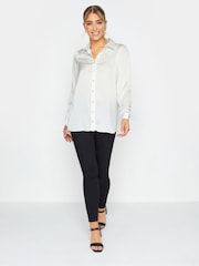 M&Co White Button Tunic Tie Shirt - Image 3 of 3