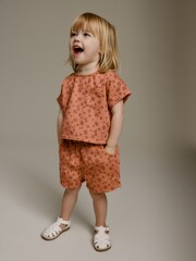 Rust Top And Shorts Set (3mths-7yrs) - Image 2 of 7