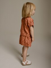 Rust Top And Shorts Set (3mths-7yrs) - Image 3 of 7