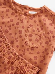 Rust Top And Shorts Set (3mths-7yrs) - Image 7 of 7