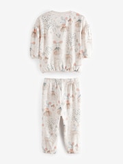 Cream Mouse Cosy Fleece Pyjamas (9mths-10yrs) - Image 7 of 8