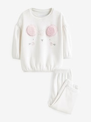 White Mouse Cosy Fleece Pyjamas (9mths-10yrs) - Image 4 of 9