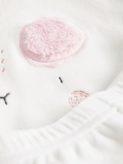 White Mouse Cosy Fleece Pyjamas (9mths-10yrs) - Image 7 of 9