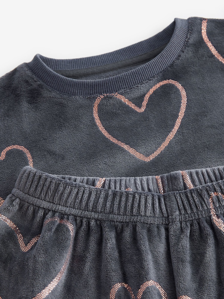 Anthrazitgrau/Herzmuster - Kuscheliger Fleece-Pyjama (9 Monate–16 Jahre) - Bild 7 von 7 Anthrazitgrau/Herzmuster - Kuscheliger Fleece-Pyjama (9 Monate–16 Jahre) - Bild 7 von 7