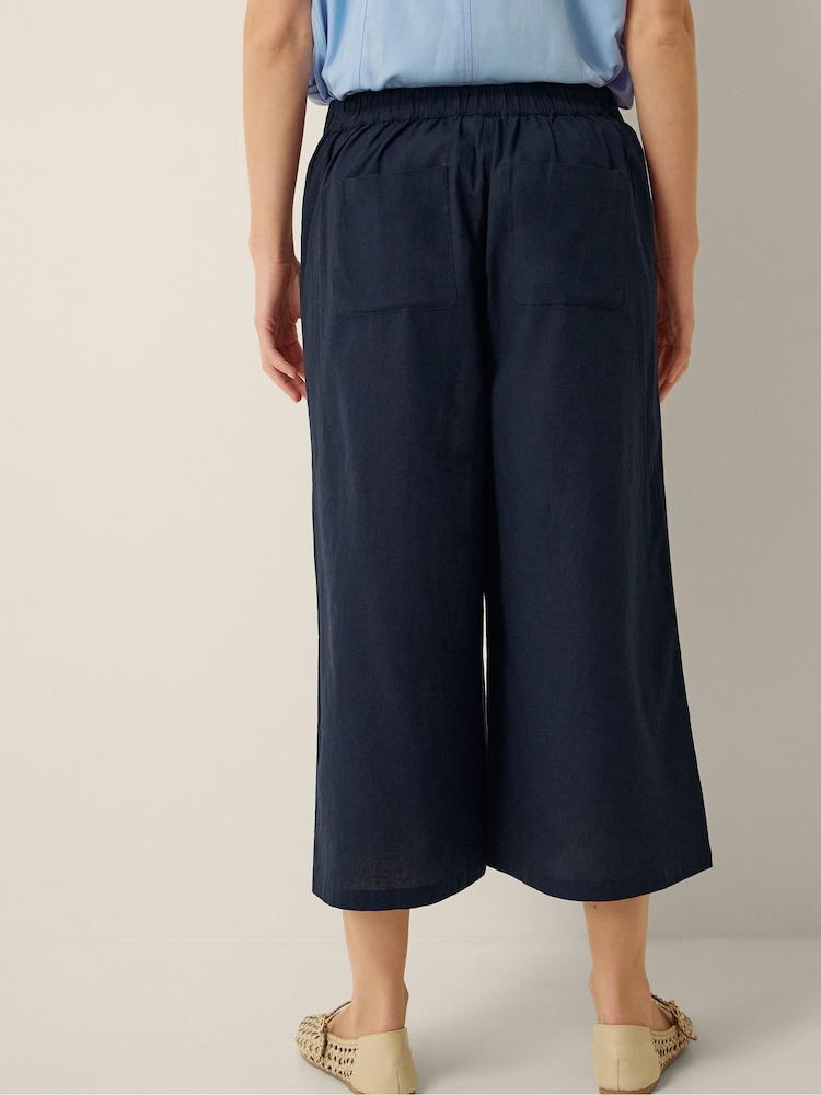 Monsoon Blue Drew High Waist Culottes - Image 4 of 4 Monsoon Blue Drew High Waist Culottes - Image 4 of 4