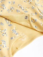 Ochre Yellow Baby Footed Sleepsuits 5 Pack (0-2yrs) - Image 12 of 16