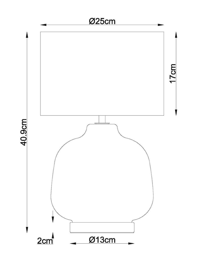 Amber Orange Connor Table Lamp - Image 1 of 1 Amber Orange Connor Table Lamp - Image 1 of 1