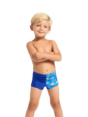 Zoggs Blue Hip Racer Kids Swim Shorts - Image 3 of 6