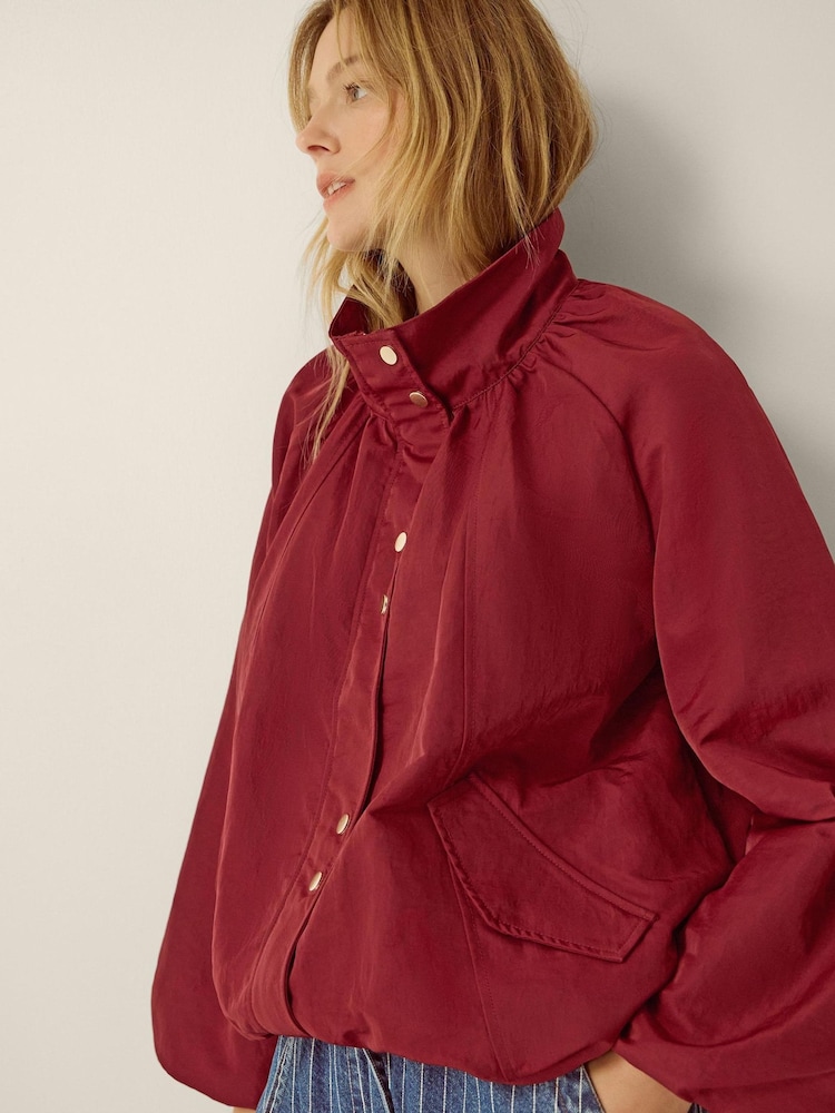 Monsoon Red Harley Funnel Neck Jacket - Image 6 of 6 Monsoon Red Harley Funnel Neck Jacket - Image 6 of 6