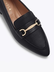 Carvela Black Passo Flat Shoes - Image 5 of 5