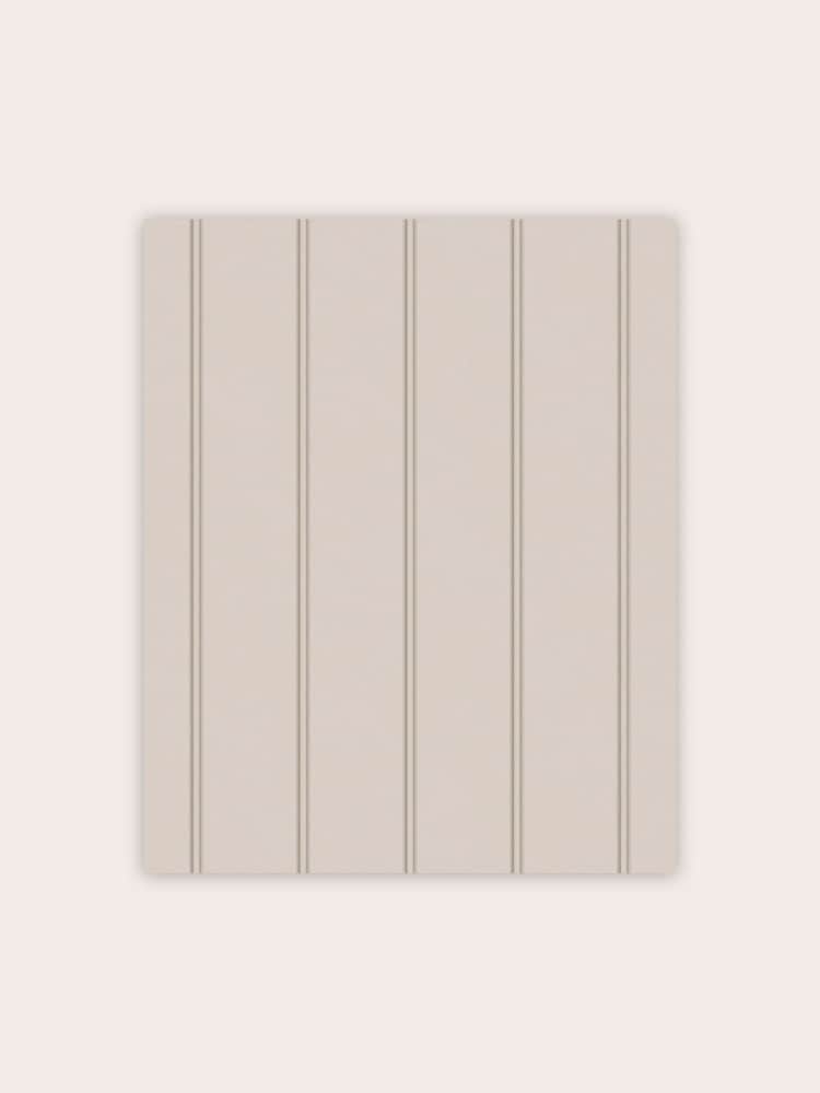 Laura Ashley Dove Grey Chalford Wood Panelling A4 Wallpaper Sample - Image 2 of 2