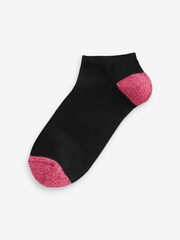 Black Trainer Socks 4 Pack - Image 2 of 5